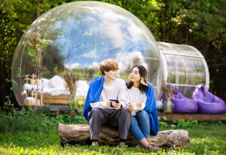 tunnel inflatable bubble tent